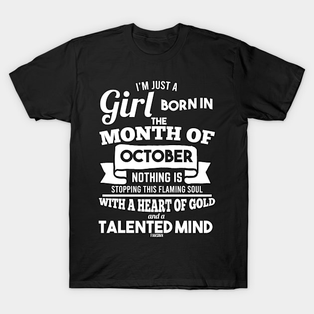 October T-Shirt by fansinn